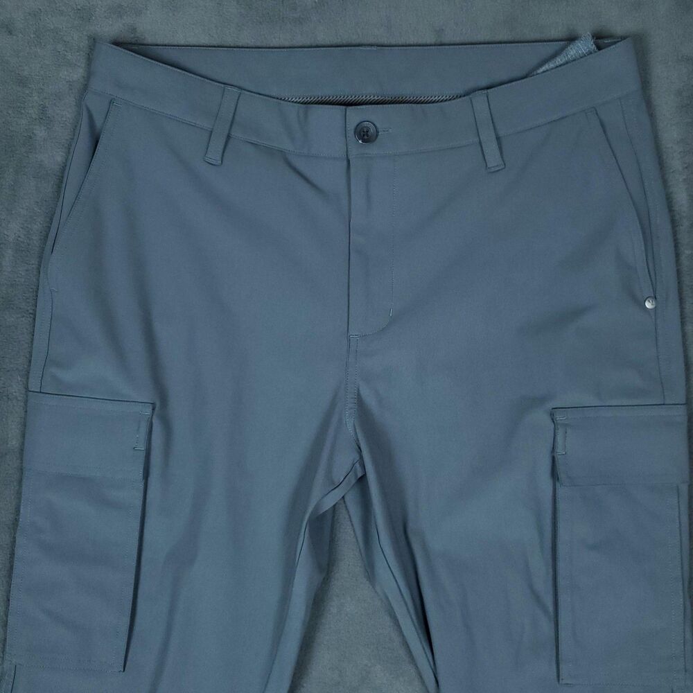 Vuori Men's Gray Meta Cargo Pants Performance Jogger Size 34x30 - Picture 4 of 16